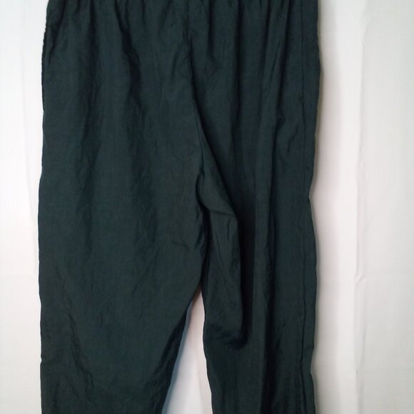 Reebok Track Pants Men M Vintage 100% Nylon Zipper Ankle Green - Picture 14 of 16